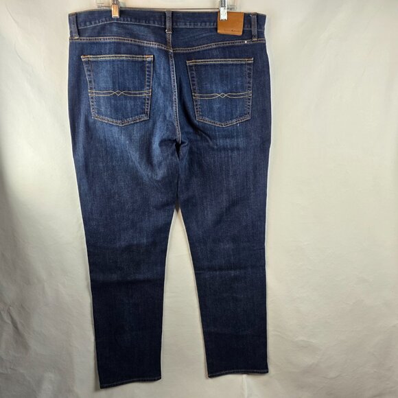 Lucky Brand Jeans Mens 38x32 Blue Denim 121 Slim Dark Wash Casual Normcore - Picture 5 of 9